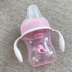 Chicco Pink Sippy Cup with Handles